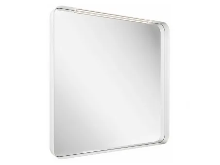 Strip 80x70 fürdőszobai tükör világítással, fehér