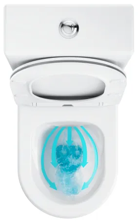 Elegant RimOff monoblokkos WC fehér