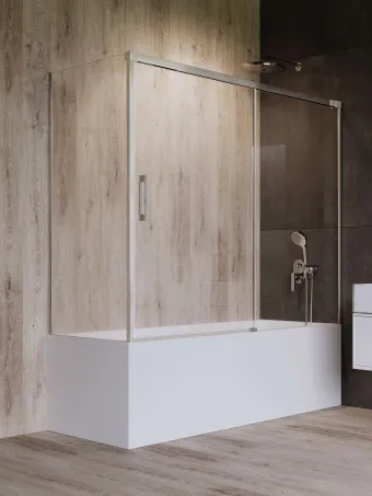 Idea PN DWJ+S kádparaván 150x80 átlátszó balos