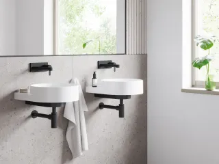 Puri fali süllyesztett mosdócsaptelep PU 019.20BL,fekete