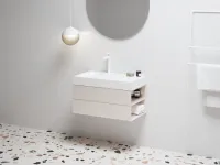 SD Lite 80 J fürdőszobai szekrény mosdó alá Alabaster Pink