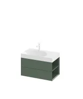 SD Lite 80 J fürdőszobai szekrény mosdó alá Grey Green