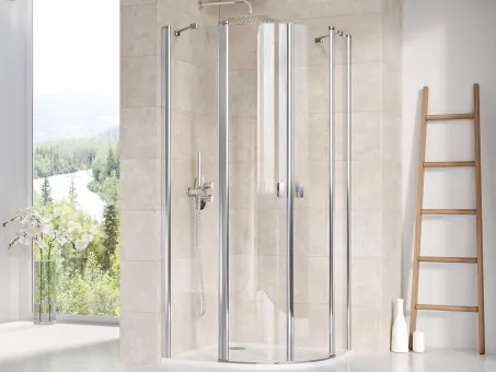 Chrome Elipso Pro 90 zuhanytálca fehér