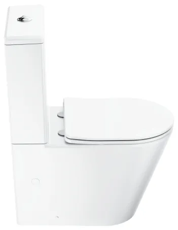 Elegant RimOff monoblokkos WC fehér