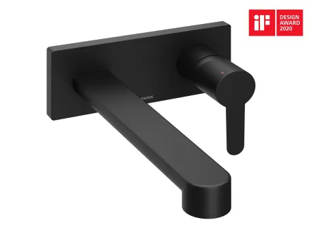 Puri fali süllyesztett mosdócsaptelep PU 019.20BL,fekete