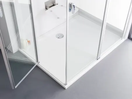 Chrome Gigant Pro 100x90 zuhanytálca, fehér