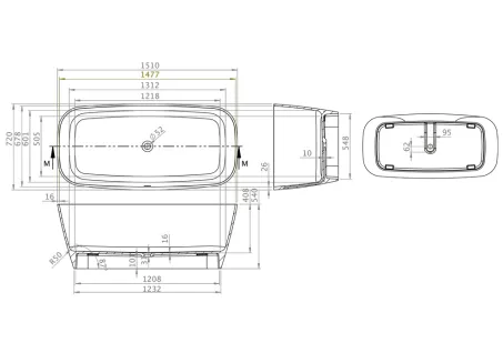 Jasmine szabadon álló műmárvány kád 151x72 fehér előlappal