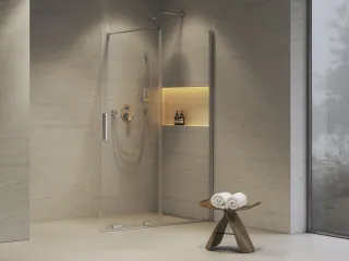 ROWI 120 zuhanykabin krómhatású+transparent