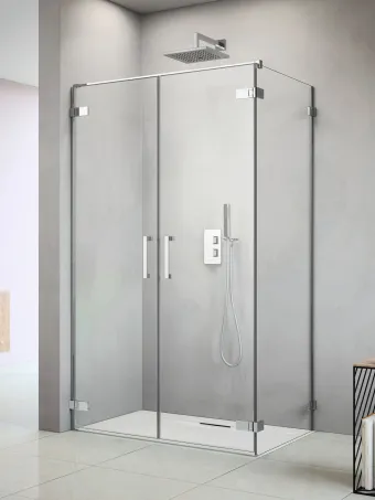 Arta DWD+S szögletes zuhanykabin 100x90 átlátszó - B