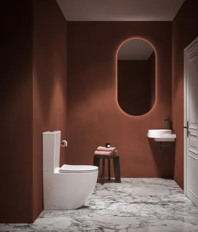 Optima RimOff monoblokkos WC fehér