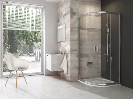 Blix BLCP4 90x90 zuhanykabin krómhatású+transparent