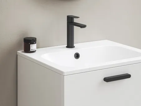 Chrome II mosdócsaptelep BeCool 175 mm lefolyó nélkül CR II 014.21BL, fekete