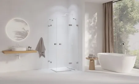 Luna 60 fürdőszobai tükör világítással