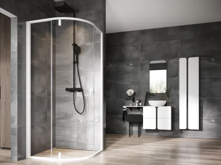 Nexty NSKK3-80 zuhanykabin fehér+transparent