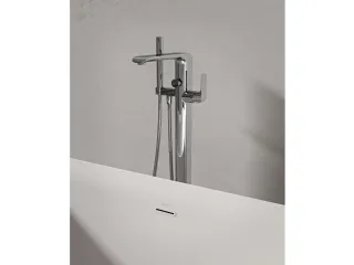 Flat padlón álló kádcsaptelep szettel FL 080.00CR.RB07A, króm