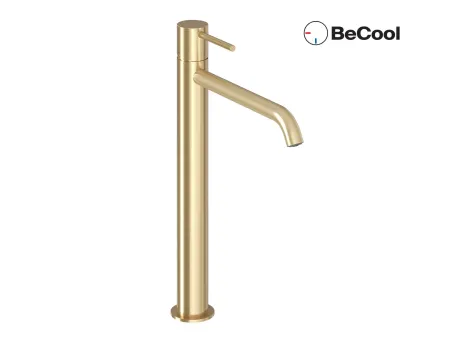 Espirit álló mosdócsaptelep BeCool 340 mm leeresztő nélkül ES 015.61GLB, Gold Brushed