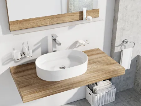 Ceramic Slim O 55 kerámiamosdó fehér