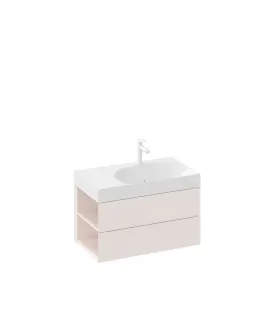 SD Lite 80 B fürdőszobai szekrény mosdó alá Alabaster Pink