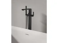 Flat padlón álló kádcsaptelep szettel FL 080.20BL.RB07A, fekete