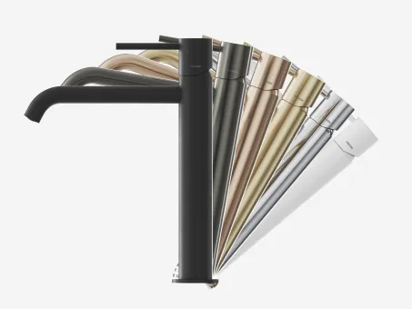 Espirit álló mosdócsaptelep BeCool 340 mm leeresztő nélkül ES 015.61GLB, Gold Brushed