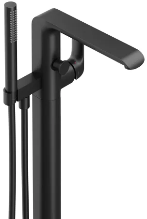 Flat padlón álló kádcsaptelep szettel FL 080.20BL.RB07A, fekete