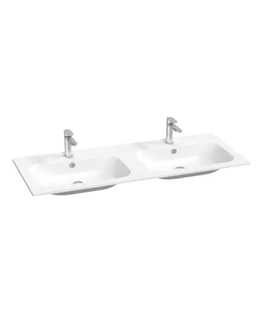 Chrome Slim 120 duplamosdó fehér, furattal
