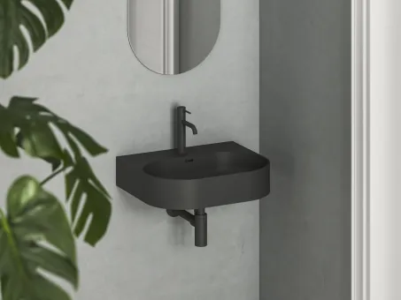 Ceramic Slim Wall O 55 N kerámiamosdó matt fekete