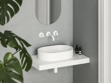 Ceramic Slim O 55 kerámiamosdó matt fehér