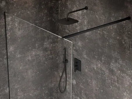 Flat falba süllyesztett csaptelep váltóval FL 065.20BL, fekete (KIZÁRÓLAG R-box Varival)