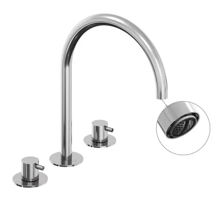 Espirit álló mosdócsaptelep, 3 furatos 270 mm leeresztő nélkül ES 018.00CR, Chrome