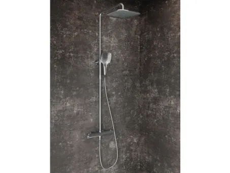 Flat termosztátos zuhanyoszlop szettel FL 091.00CR, króm