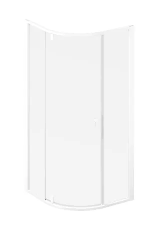 Nexty NSKK3-80 zuhanykabin matt fehér+transparent