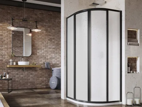 Supernova SKCP4 90x90 195 zuhanykabin fekete+pearl