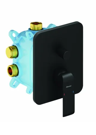 Flat falba süllyesztett csaptelep váltóval FL 065.20BL, fekete (KIZÁRÓLAG R-box Varival)