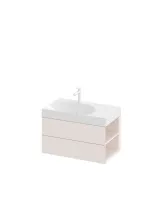 SD Lite 80 J fürdőszobai szekrény mosdó alá Alabaster Pink