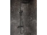 Flat termosztátos zuhanyoszlop szettel FL 091.20BL, fekete