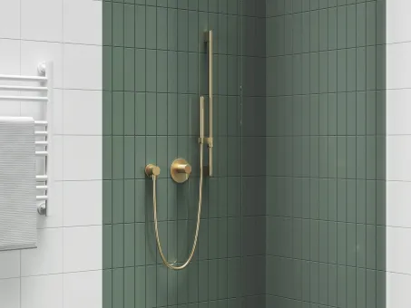 Esőztető zuhanyfej köralakú 951.60GLB, Gold Brushed