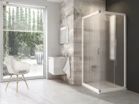 Blix BLRV2 80x80 zuhanykabin fehér+grape