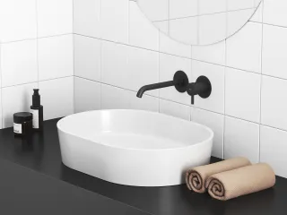 Espirit falba süllyesztett mosdócsaptelep belső egység nélkül ES 019.20BLM.O1.RB07B, Black Matt