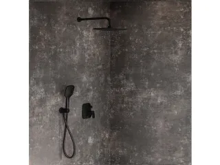 10° Free fekete falba süllyesztett csaptelep váltóval TD F 065.20BL, fekete, R-boxhoz