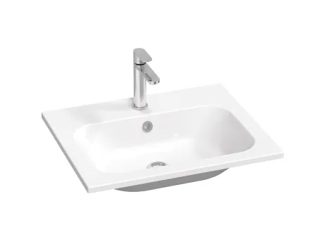 Chrome Slim 60 mosdó fehér, furattal