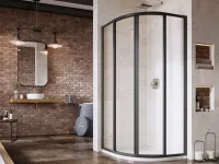 Supernova SKCP4 90x90 195 zuhanykabin fekete+transparent