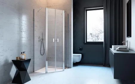 Nes PTD szögletes zuhanykabin 100x100 átlátszó