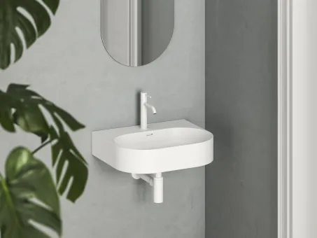 Ceramic Slim Wall O 55 N kerámiamosdó fehér