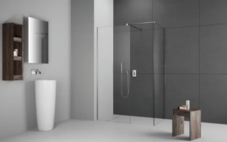 Modo New III Walk-in zuhanyfal 90x140 átlátszó