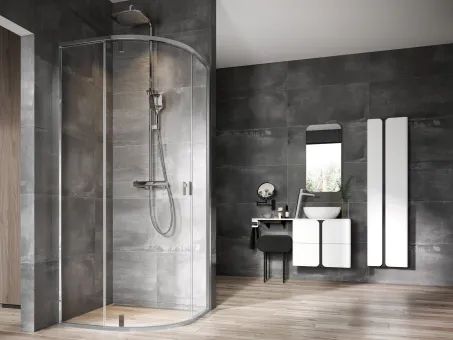 Nexty NSKK3-80 zuhanykabin krómhatású+transparent