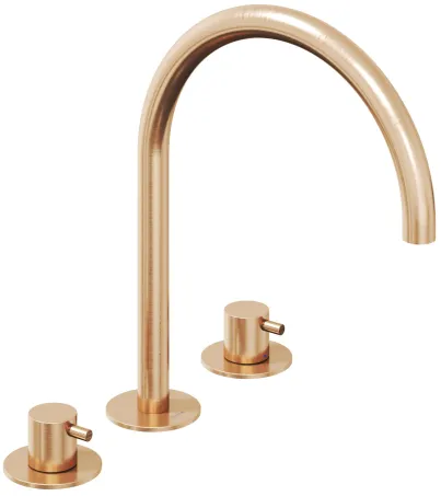 Espirit álló mosdócsaptelep, 3 furatos 270 mm leeresztő nélkül ES 018.60RGB, Rose Gold Brushed