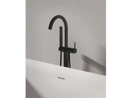 Padlón álló kádcsaptelep FM 082.20BL.RB07A, fekete (R-box nélkül)