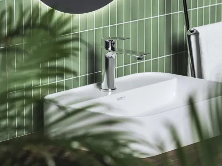 Plan mosdócsaptelep 165 mm, lefolyó nélkül PN 014.00CR, króm