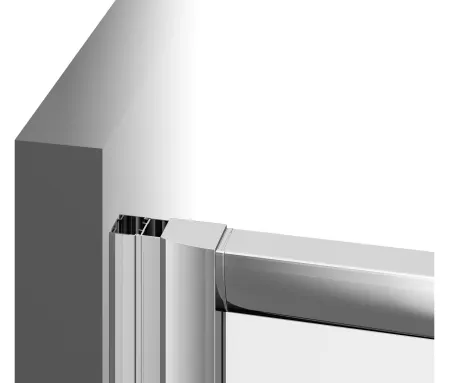 Blix BLRV2 80x80 zuhanykabin krómhatású+transparent